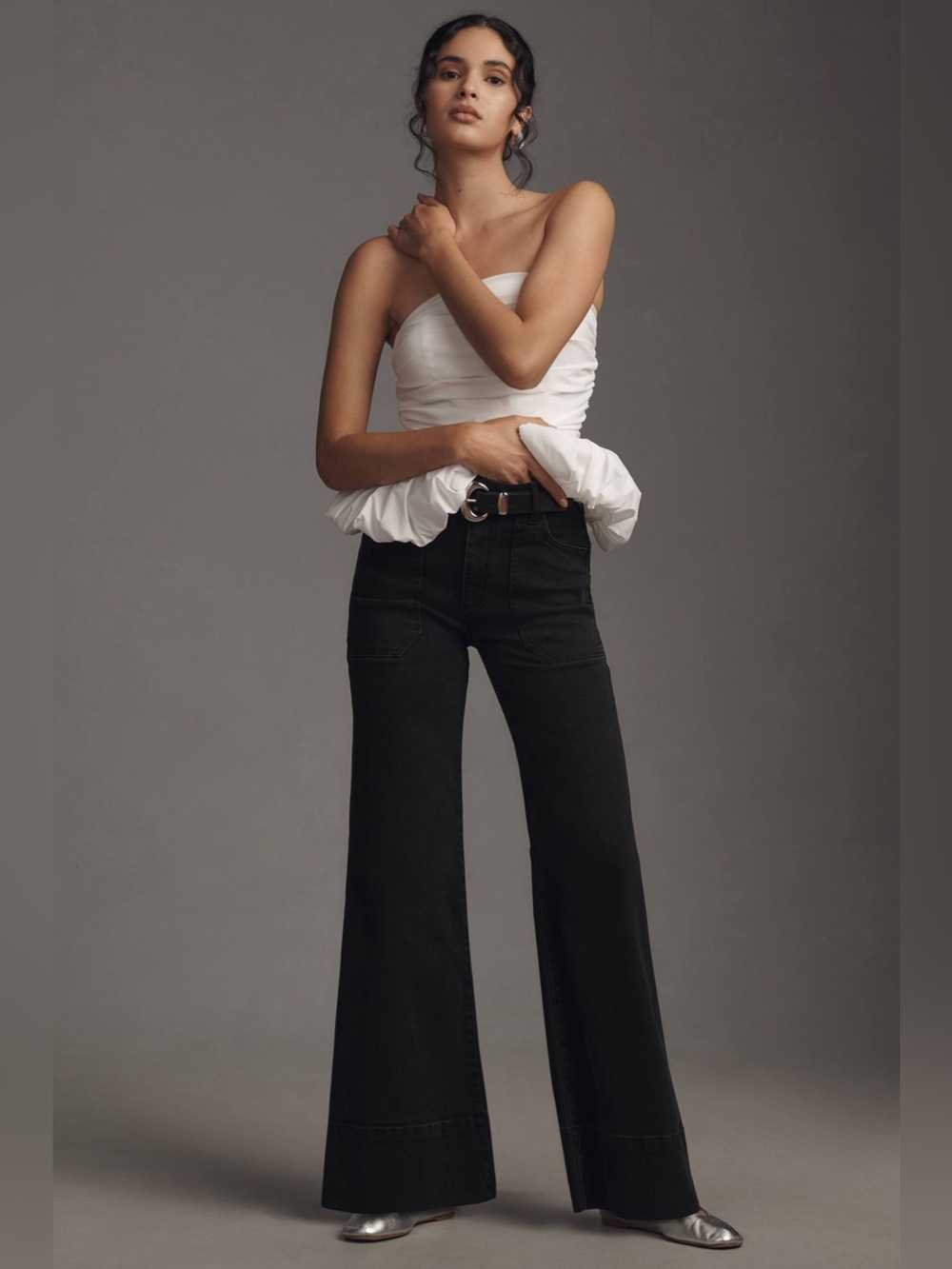 Pilcro Anthropologie Low Rise Flare Jeans Black Flare Anthropologie Jeans